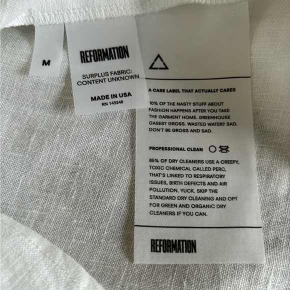 Reformation Mini Dress Size Medium - Picture 7 of 9